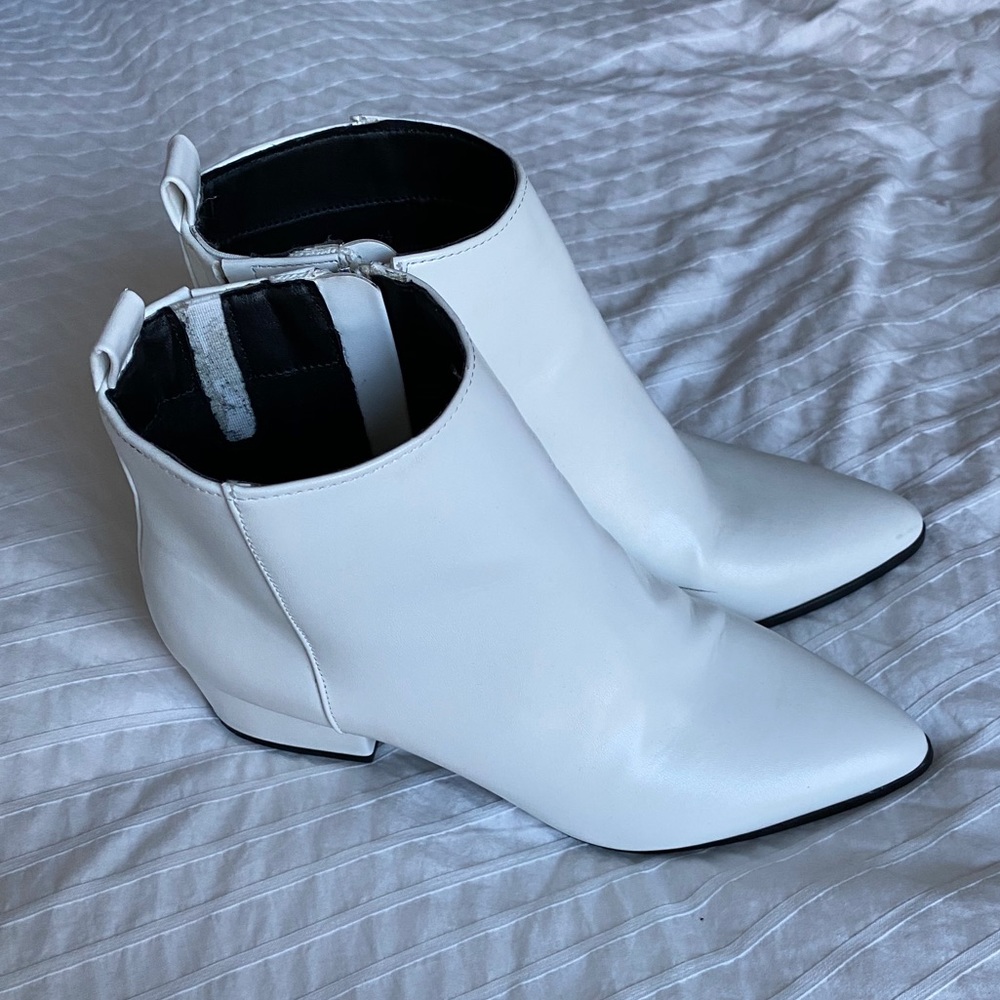 White booties